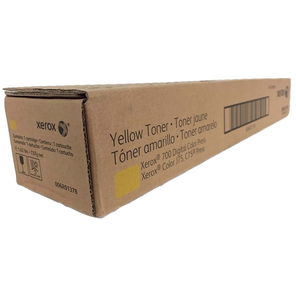 XEROX 006R01378 (006R01382) DOCUCOLOR 700/C75/J75 SARI TONER ORJİNAL 30.000 SAYFA