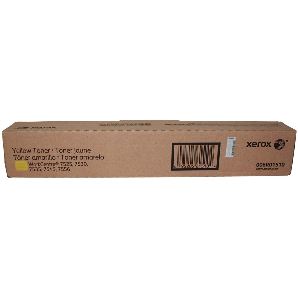 XEROX 006R01510 (006R01518) WC7525/7535/7545/7556/7855 SARI TONER ORJİNAL 15.000 SAYFA