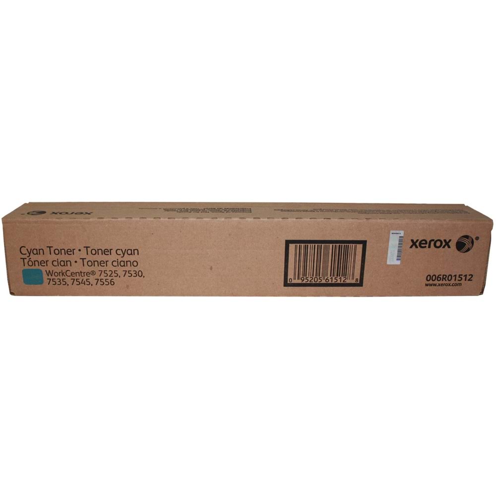 XEROX 006R01512 (006R01520) WC7525/7535/7545/7556/7855 MAVİ TONER ORJİNAL 15.000 SAYFA