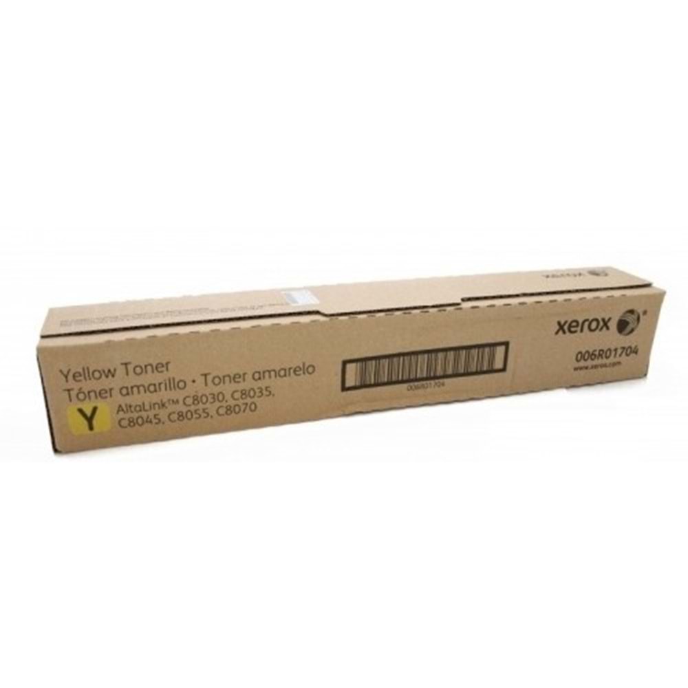 XEROX 006R01704 ALTALINK C8000/8030/8035/C8055/C8070 SARI TONER ORJİNAL 15.000 SAYFA