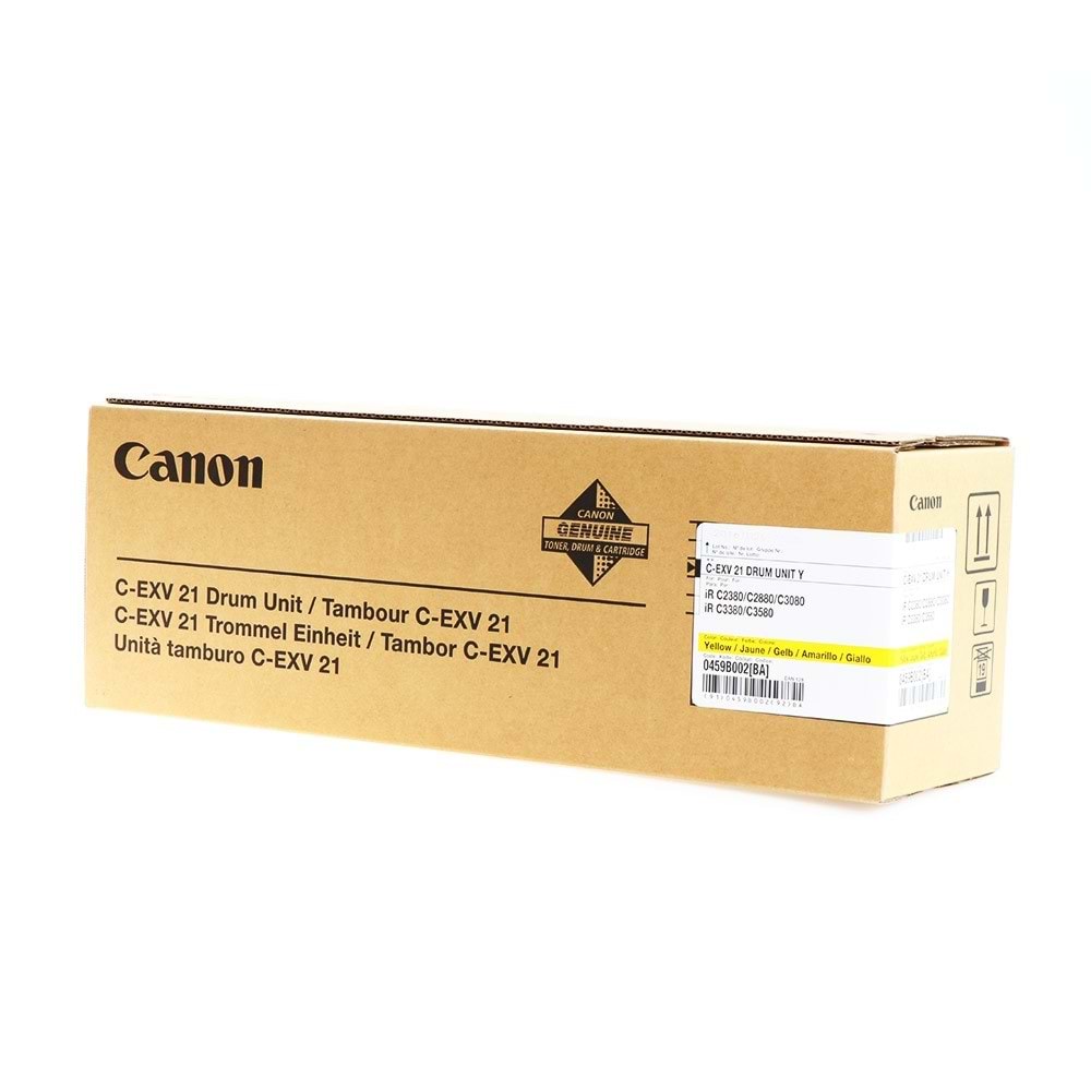 CANON C-EXV21Y IR-C2380/2550/2580/2880/3080/3380 SARI DRUM ÜNİTESİ ORJİNAL 53.000 SAYFA 0459B002