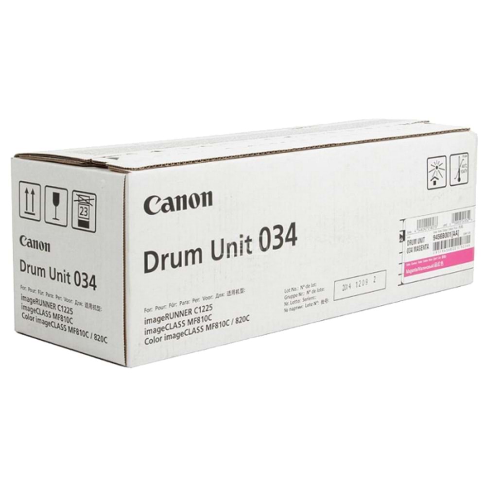 CANON EXV-034M IR-C1225/1225if KIRMIZI DRUM ÜNİTESİ ORJİNAL 34.000 SAYFA 9456B001