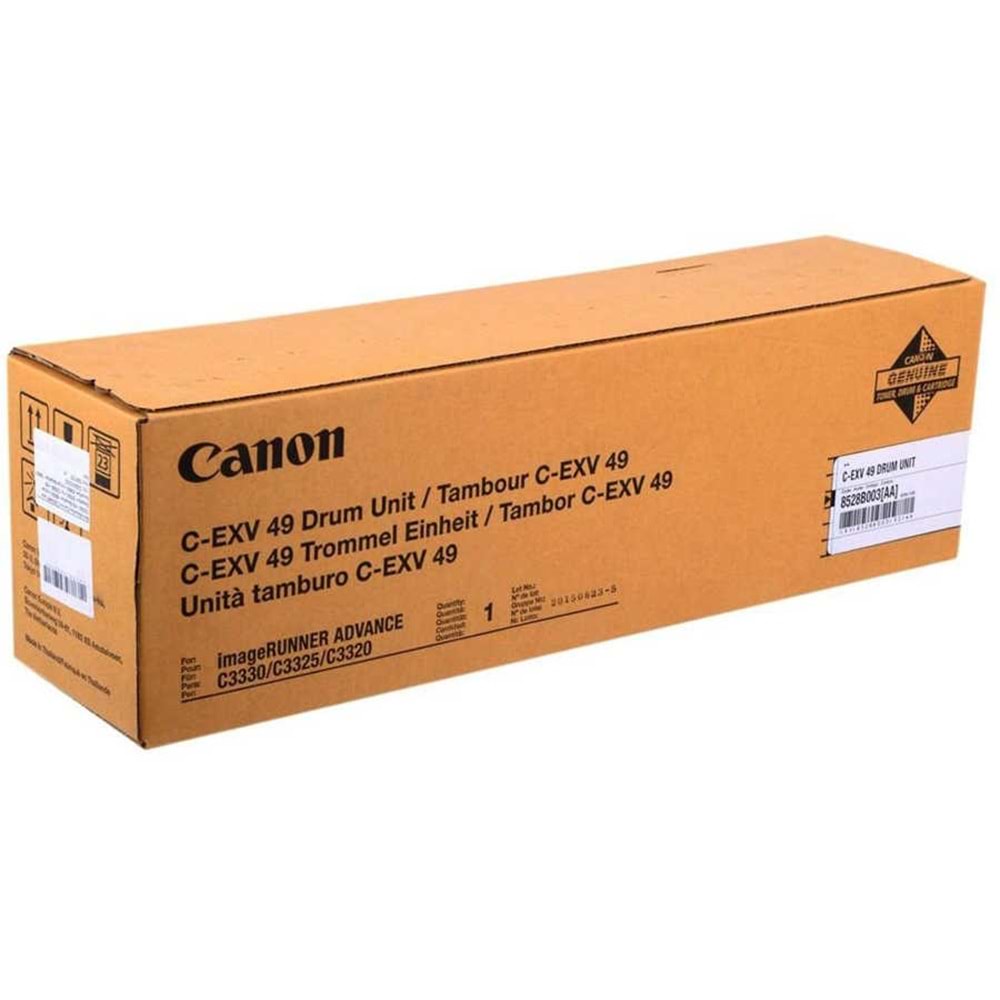 CANON EXV-49K C3320/C3325/3330 DRUM ÜNİTESİ ORJİNAL 75.000 SAYFA 8528B003AA
