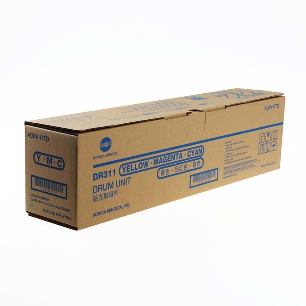 KONICA MINOLTA DR-313CMY C258/C308/C368 RENKLİ DRUM ÜNİTESİ ORJİNAL 55.000 SAYFA A7U40TD