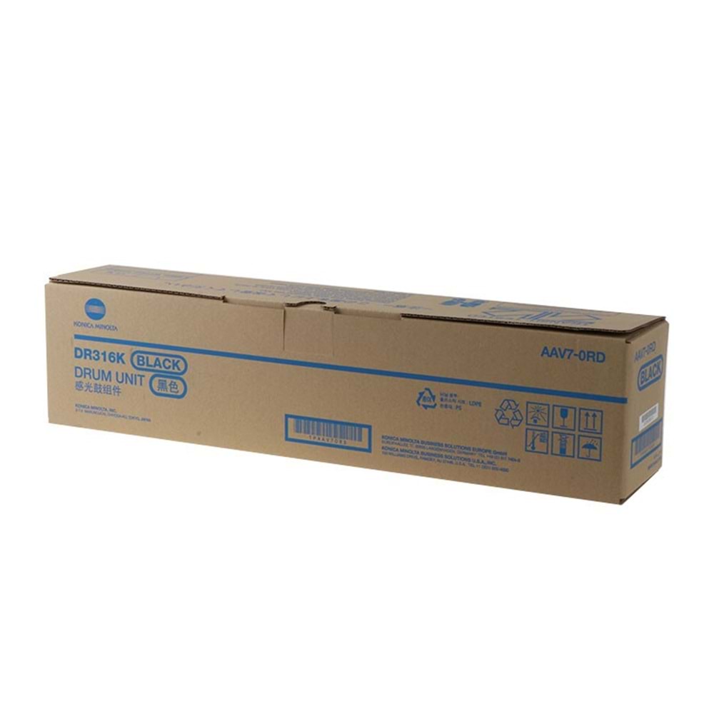 KONICA MINOLTA DR-316K C250i/300i/360i SİYAH DRUM ÜNİTESİ ORJİNAL 170.000 SAYFA AAV70RD