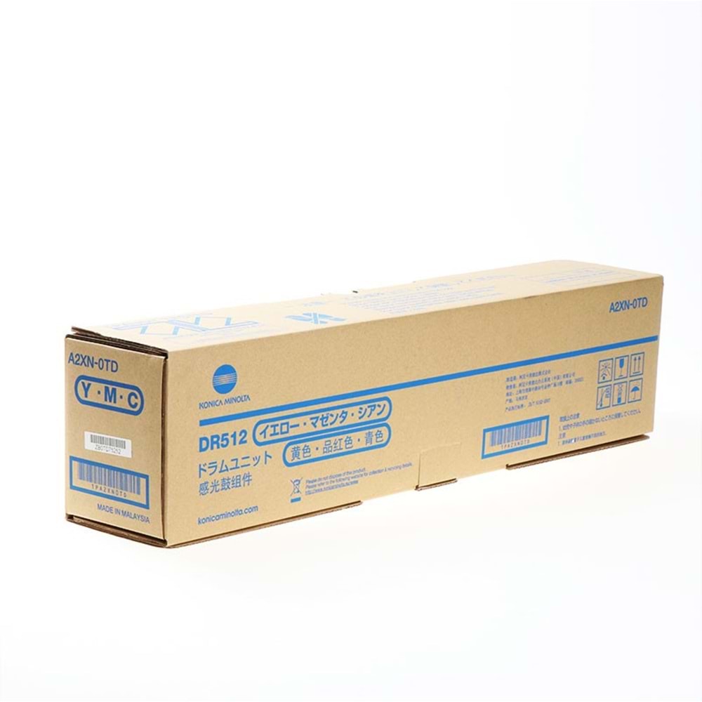 KONICA MINOLTA DR-512CL BIZHUB C224/284/364 /384 RENKLİ DRUM ÜNİTESİ ORJİNAL 95.000 SAYFA A2XN0TD