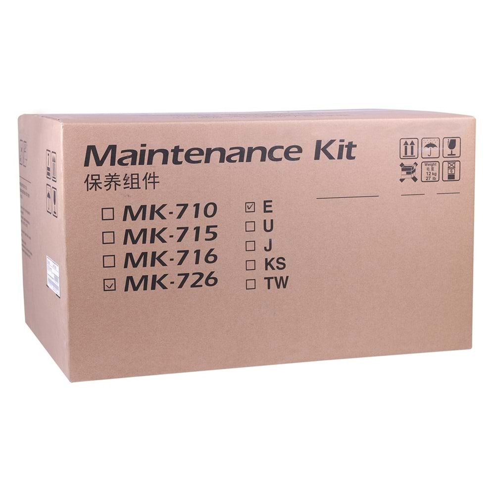 KYOCERA MK-726 TASKALFA 420İ/520/UTAX CD1242/1252 BAKIM KİTİ ORJİNAL 500.000 SAYFA 1702KR8NL0