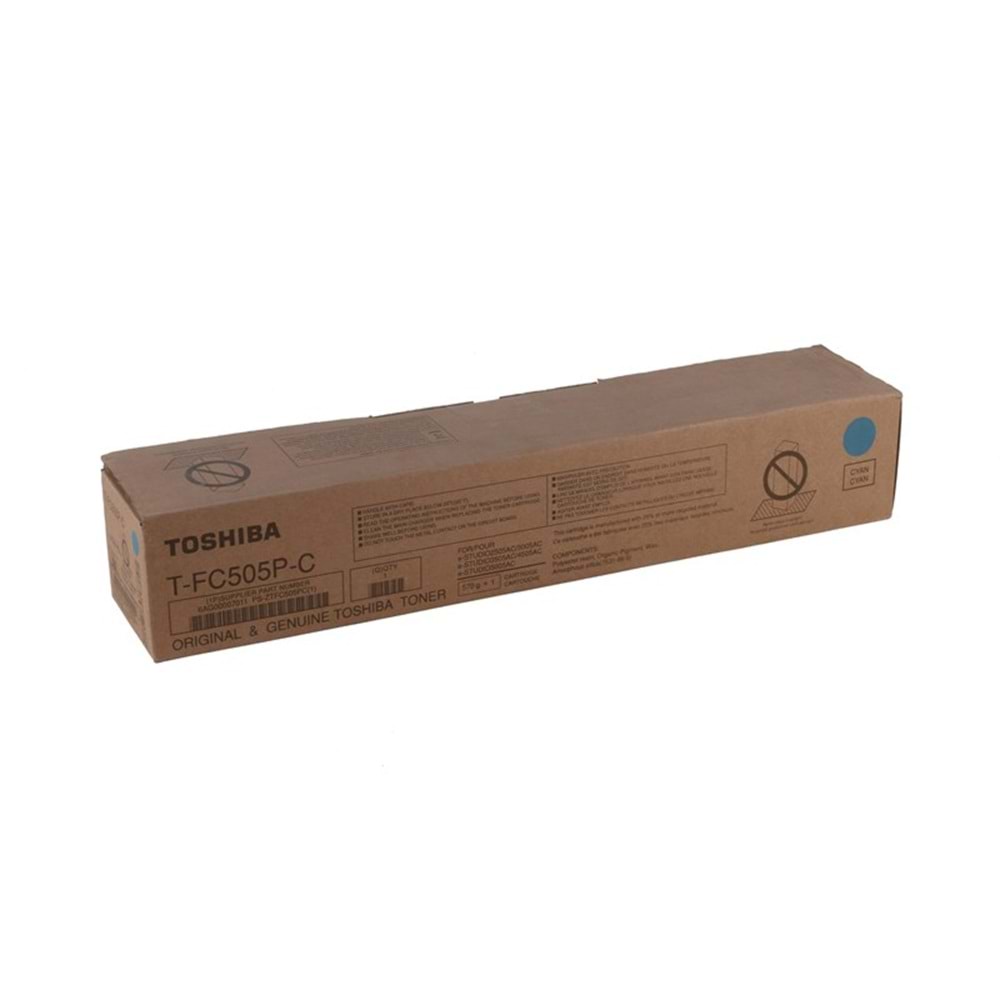 TOSHIBA T-FC505P-C E-STUDIO 2505AC/3005AC/3505AC/5005AC MAVİ TONER ORJİNAL 33.600 SAYFA