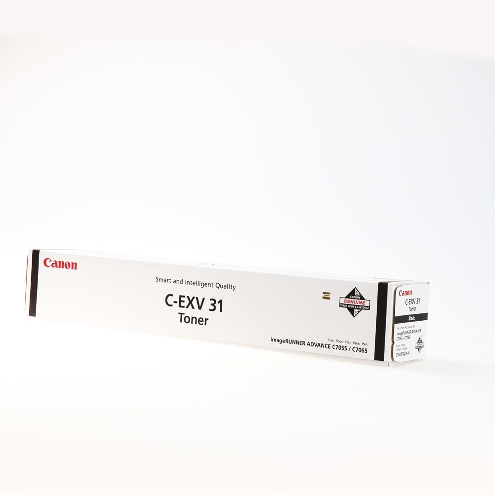 CANON C-EXV-31BK IR C-7055İ/7065İ/7260 SİYAH TONER ORJİNAL 52.000 SAYFA 2792B002