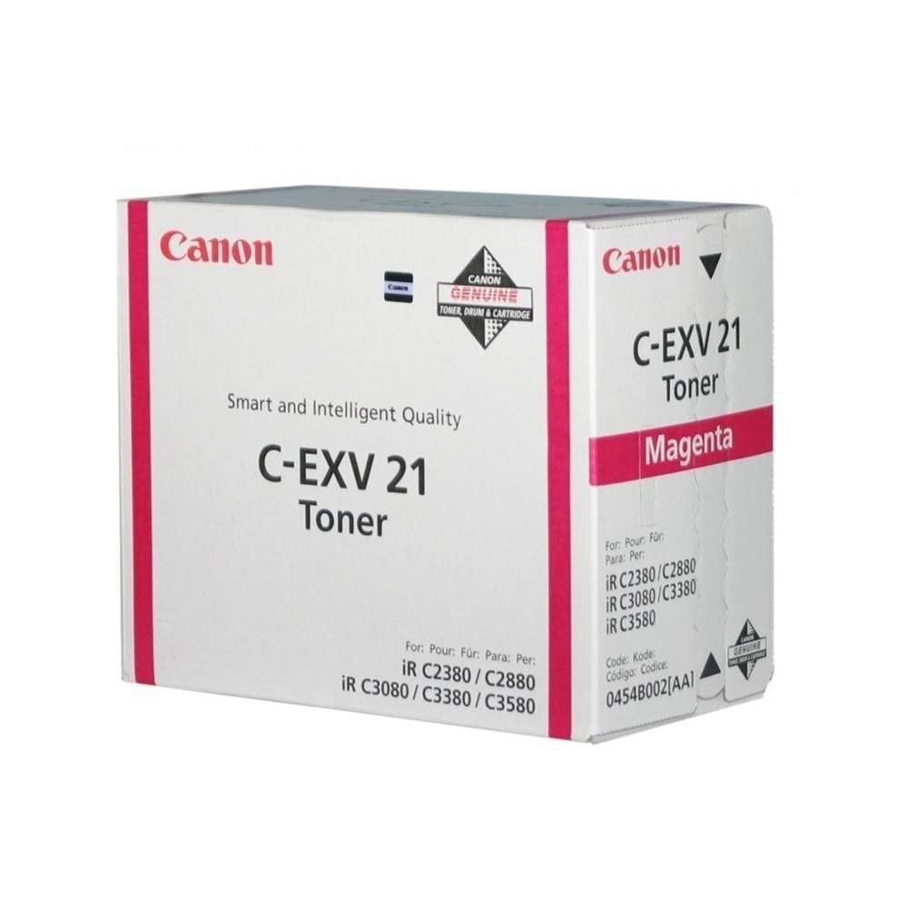 CANON C-EXV-21 IRC 2880/3080/3380/3480 KIRMIZI TONER ORİJİNAL 14.000 SAYFA 0454B002