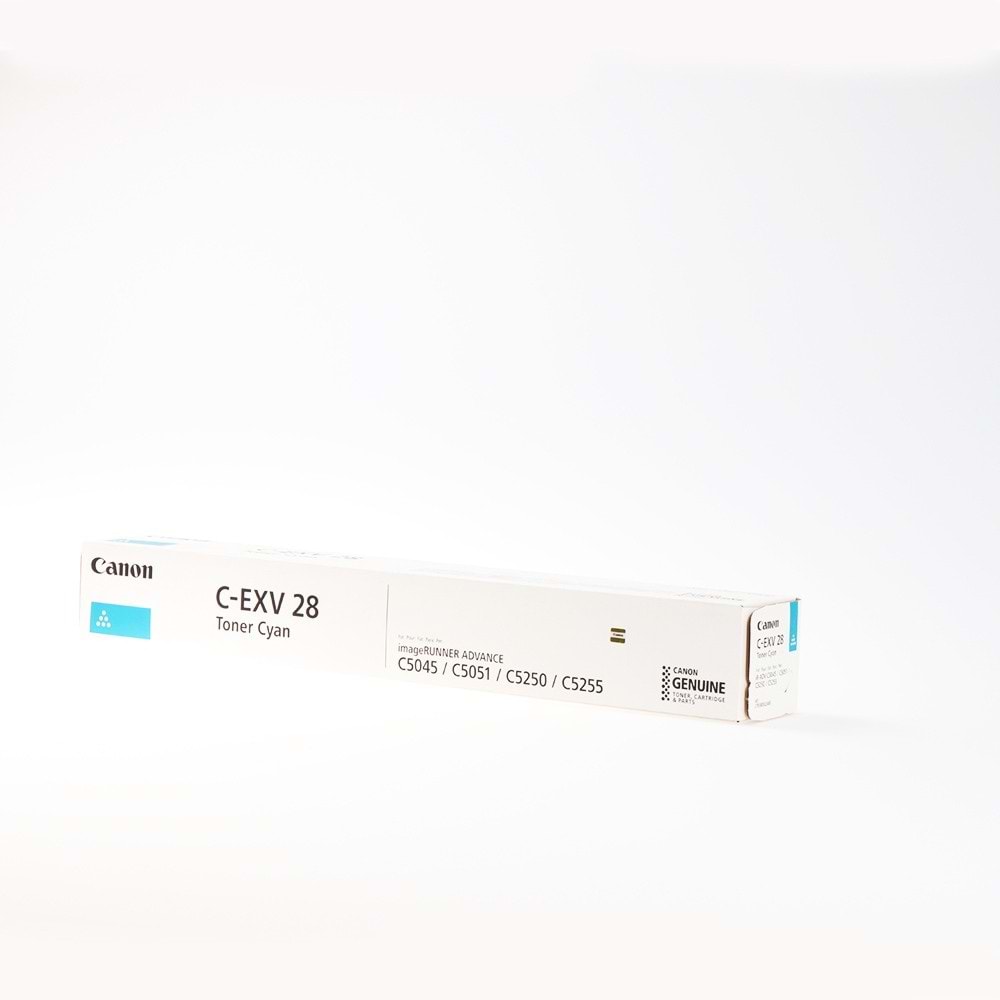 CANON C-EXV-28C IRC5045/5051/5250/5255 MAVİ TONER ORJİNAL 38.000 SAYFA 2793B002