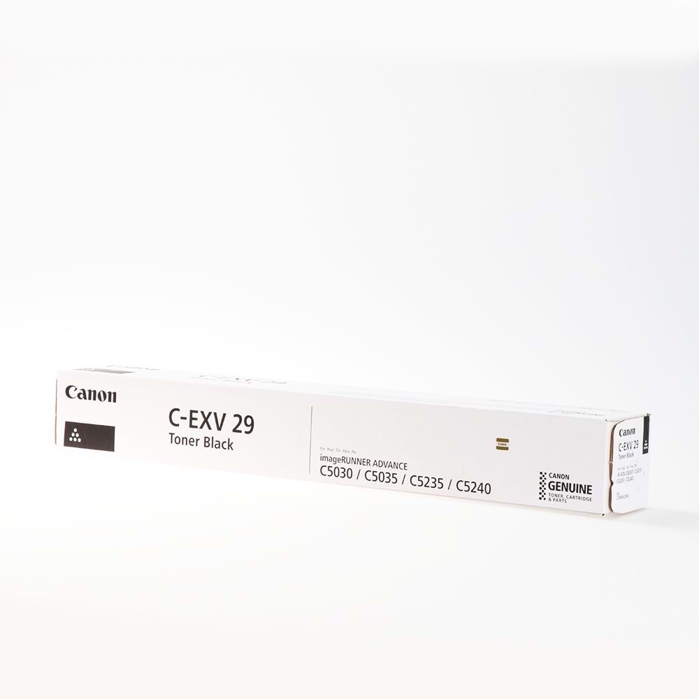 CANON C-EXV-29BK IR-C5030/5035/5235/5240 SİYAH TONER ORJİNAL 36.000 SAYFA 2790B002