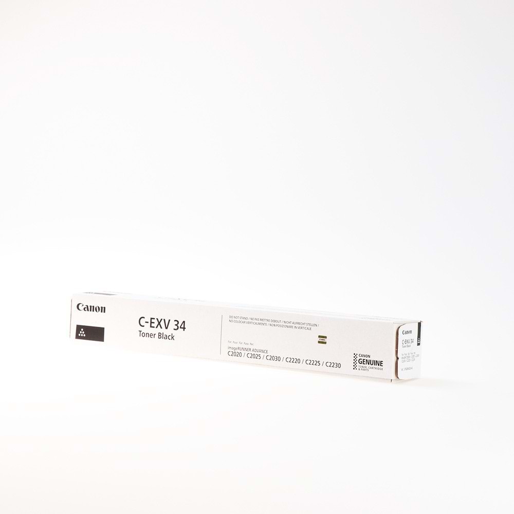 CANON C-EXV-34K IR-C2020/2030/2225/2230 SİYAH TONER ORJİNAL 23.000 SAYFA 3782B002