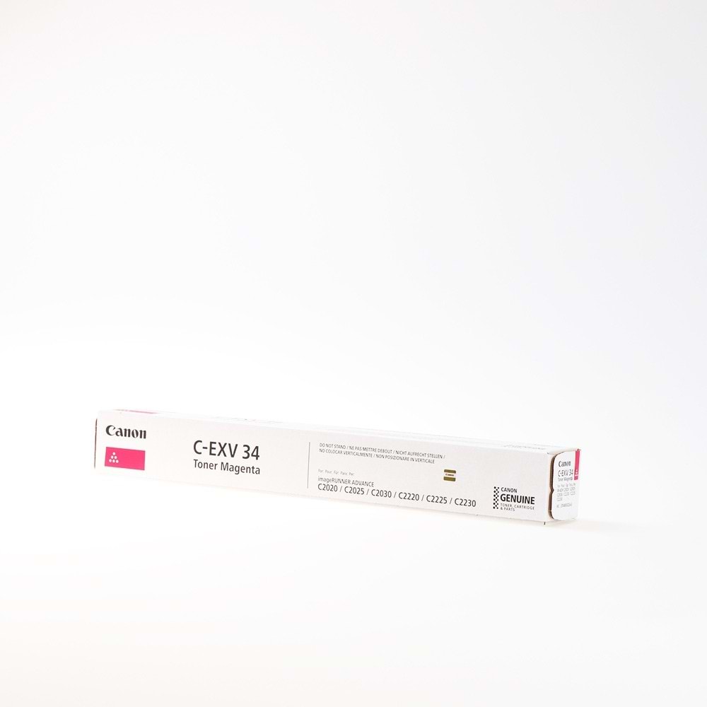 CANON C-EXV-34M IR-C2020/2030/2225/2230 KIRMIZI TONER ORJİNAL 19.000 SAYFA 3784B002