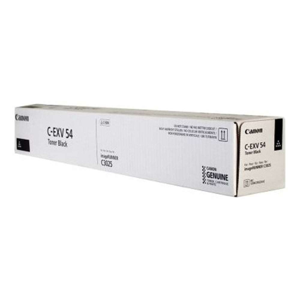 CANON C-EXV-54BK IR C3025 / C3226İ SİYAH TONER ORJİNAL 8.500 SAYFA 1394C002