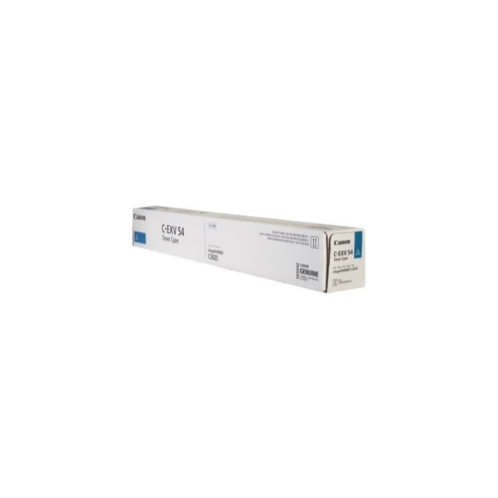 CANON C-EXV-54C IR C3025i / 3226İ MAVİ TONER ORJİNAL 8.500 SAYFA 1395C002