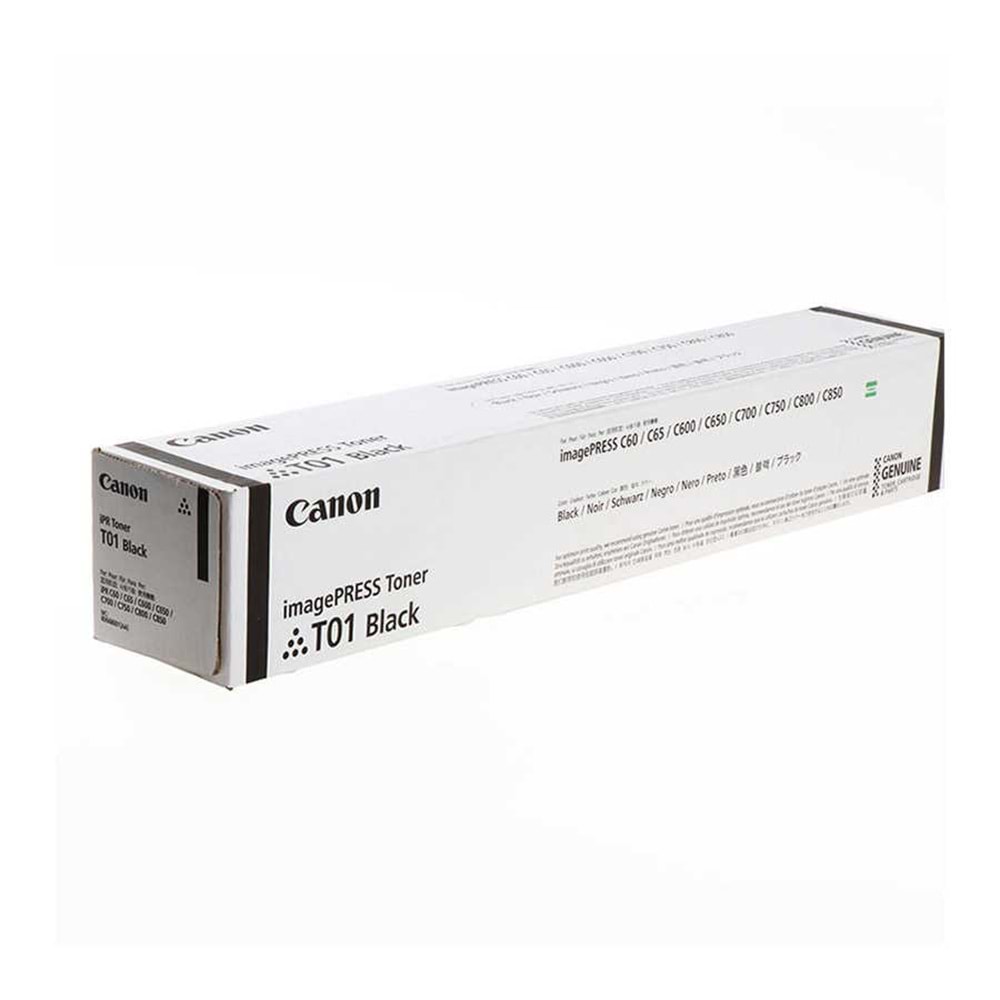 CANON T01 C60/80/650/700/800/910 SİYAH TONER ORJİNAL 56.000 SAYFA
