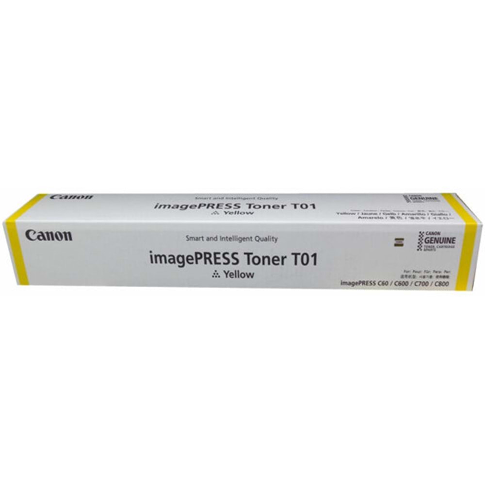 CANON T01 C60/80/650/700/800/910 SARI TONER ORJİNAL 38.500 SAYFA