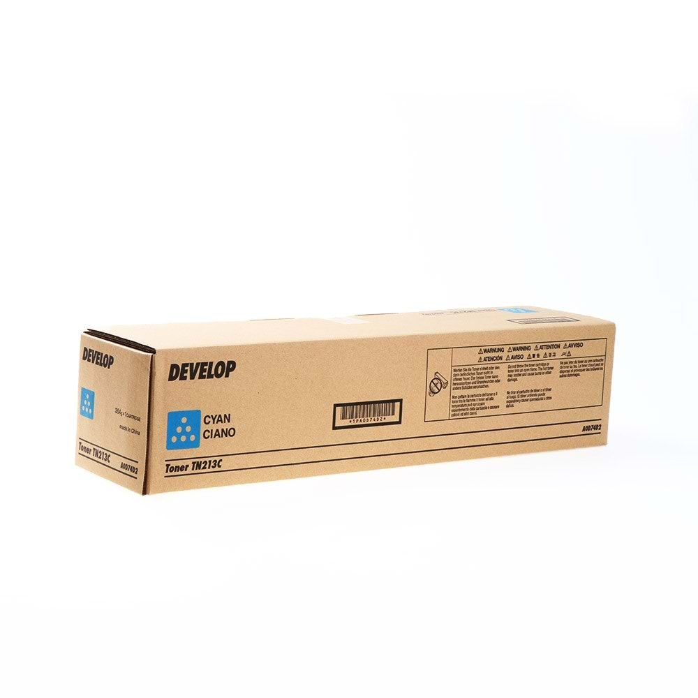 DEVELOP TN-213C INEO +203/253 MAVİ TONER ORJİNAL 19.000 SAYFA A0D74D2