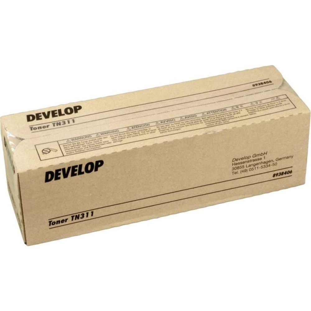 DEVELOP TN-311 INEO 350 SİYAH TONER ORJİNAL 17.000 SAYFA 8938406