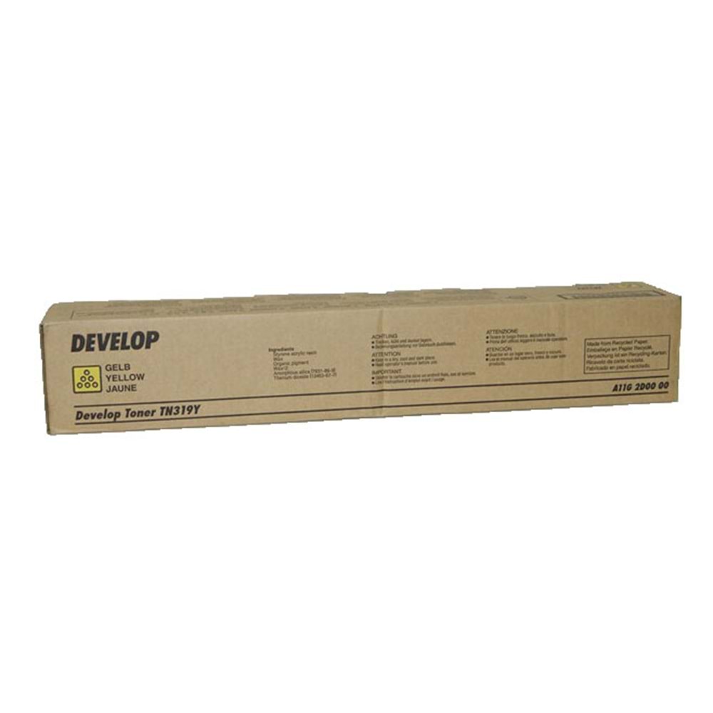 DEVELOP TN-319Y İNEO +360 SARI TONER ORJİNAL 26.000 SAYFA A11G2D0