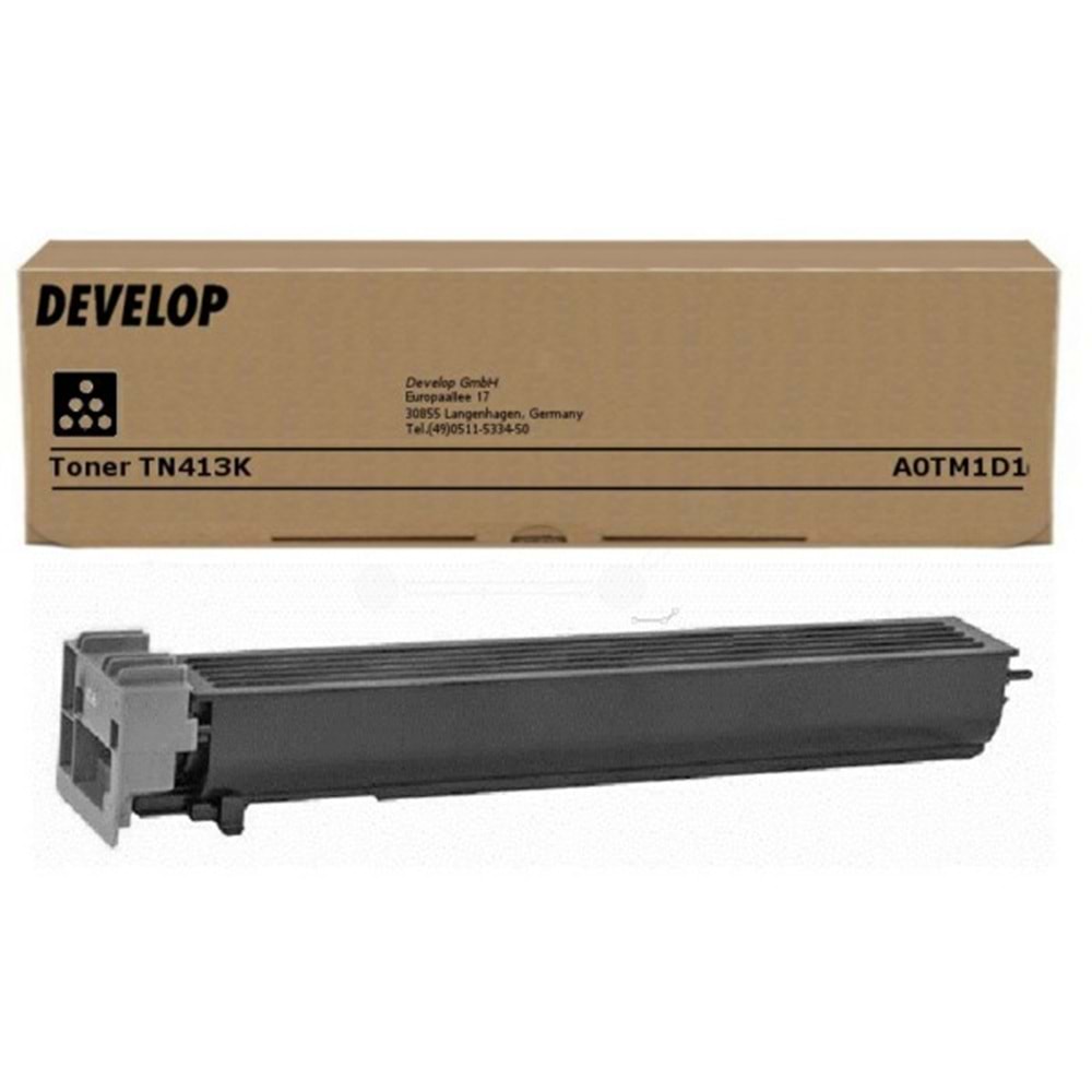 DEVELOP TN-413 INEO +452 SİYAH TONER ORJİNAL 45.000 SAYFA A0TM1D1