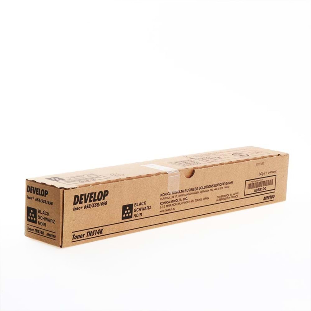DEVELOP TN-514K INEO +458/558/658 SİYAH TONER ORJİNAL 28.000 SAYFA A9E81D0