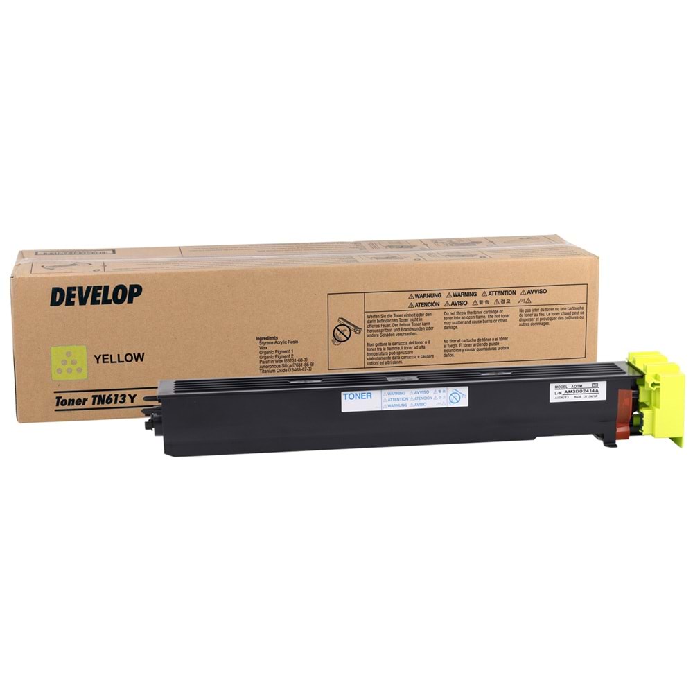 DEVELOP TN-613Y +452/+552/+652 SARI TONER ORJİNAL 30.000 SAYFA A0TM2D0