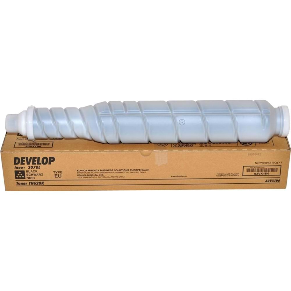 DEVELOP TN-620K INEO +1060L SİYAH TONER ORJİNAL 60.000 SAYFA A3VX1D1