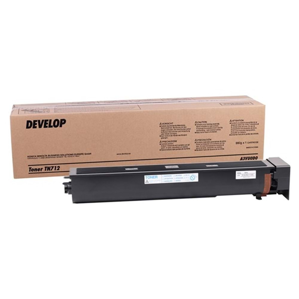 DEVELOP TN-712 INEO +654/754 SİYAH TONER ORJİNAL 40.800 SAYFA
