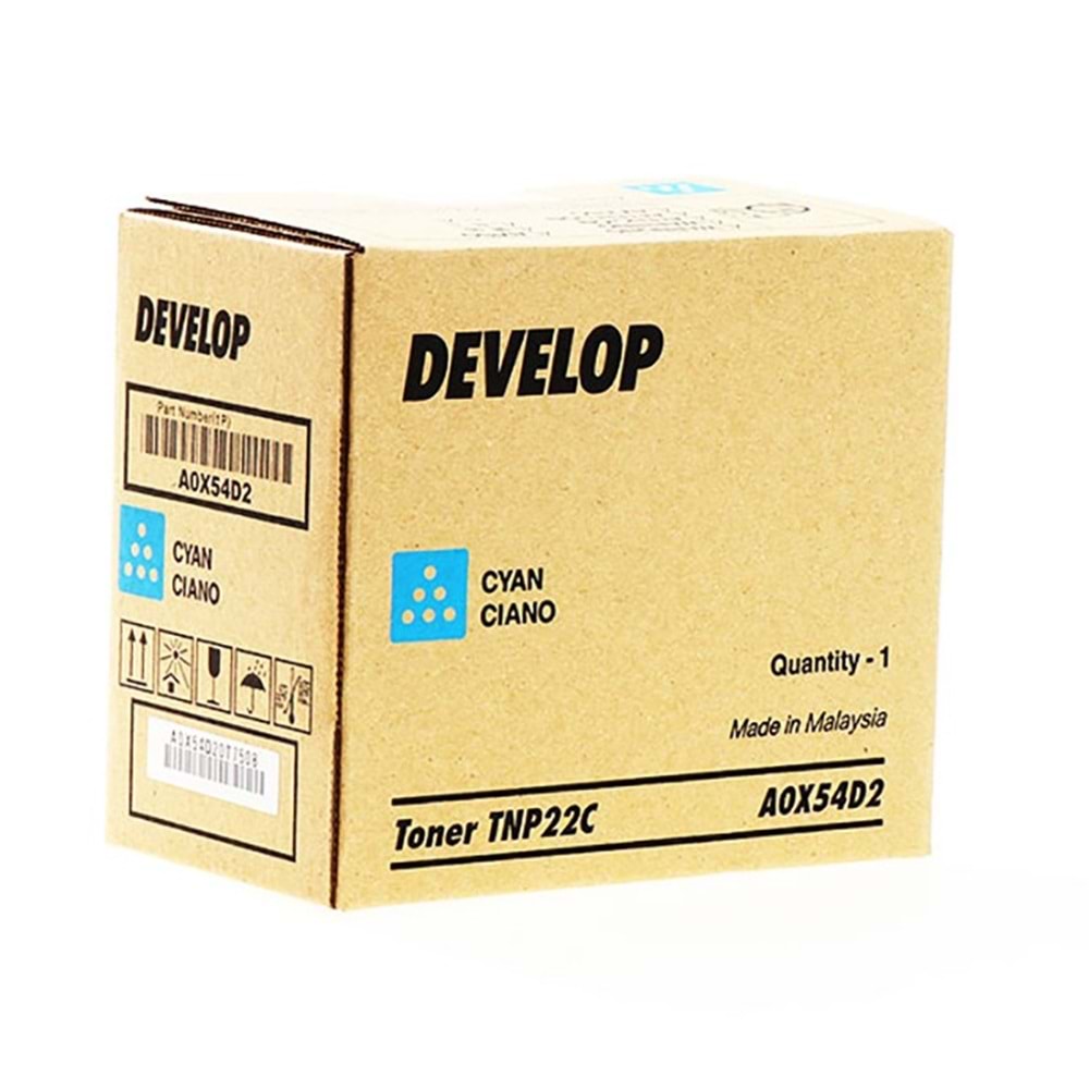 DEVELOP TNP-22C INEO +35 MAVİ TONER ORJİNAL 6.000 SAYFA A0X54D2