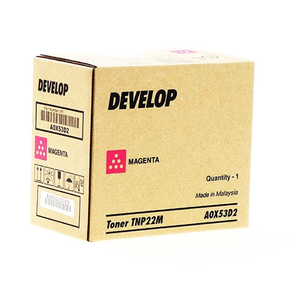 DEVELOP TNP-22M INEO +35 KIRMIZI TONER ORJİNAL 6.000 SAYFA A0X53D2