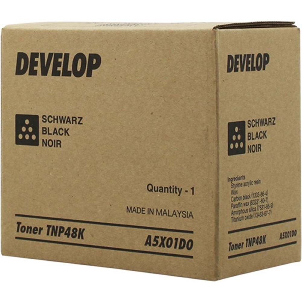 DEVELOP TNP-48K INEO +3350/3850 SİYAH TONER ORJİNAL 10.000 SAYFA