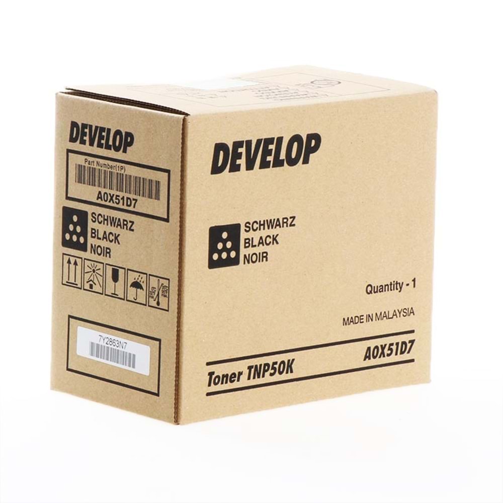 DEVELOP TNP-50K INEO +3100P SİYAH TONER ORJİNAL 5.000 SAYFA A0X51D7