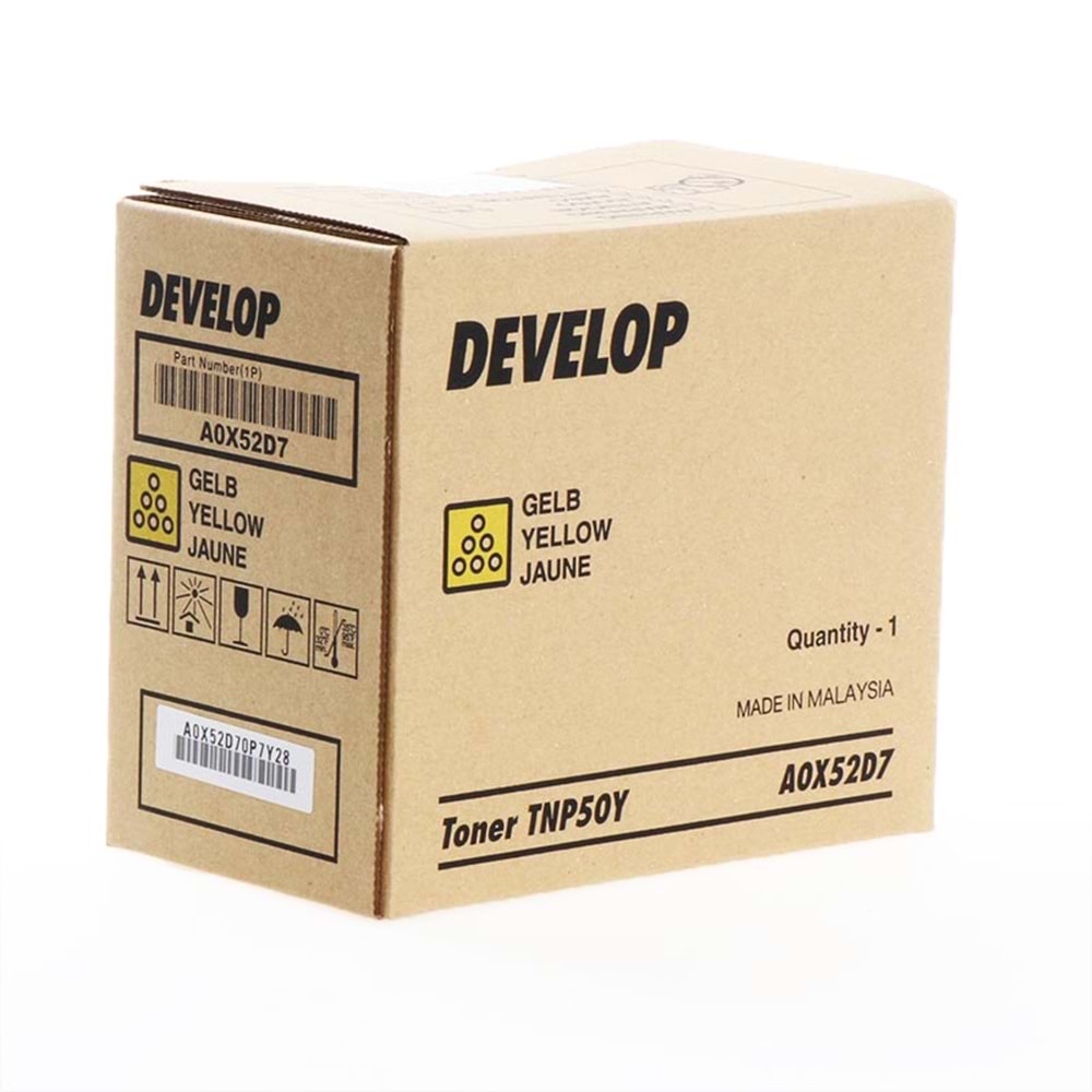 DEVELOP TNP-50Y INEO +3100P SARI TONER ORJİNAL 5.000 SAYFA A0X52D7