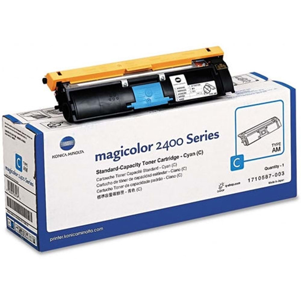KONICA MINOLTA MAGICOLOR 2400 MC2450-2490-2550 MAVİ TONER ORJİNAL