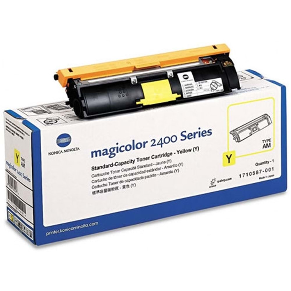KONICA MINOLTA MAGICOLOR 2400 MC2450-2490-2550 SARI TONER ORJİNAL