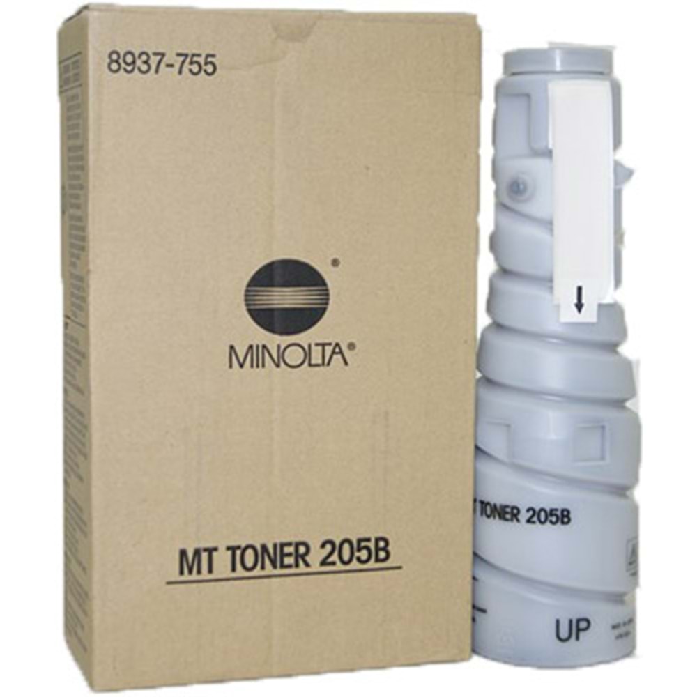 KONICA MINOLTA 205B DI2010/2510 SİYAH TONER ORJİNAL 14.000 SAYFA 8937-755