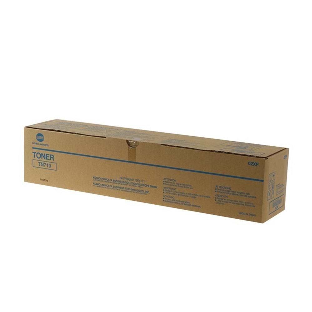 KONICA MINOLTA TN-710 BIZHUB 600/750/751 SİYAH TONER ORJİNAL 55.000 SAYFA 02XF