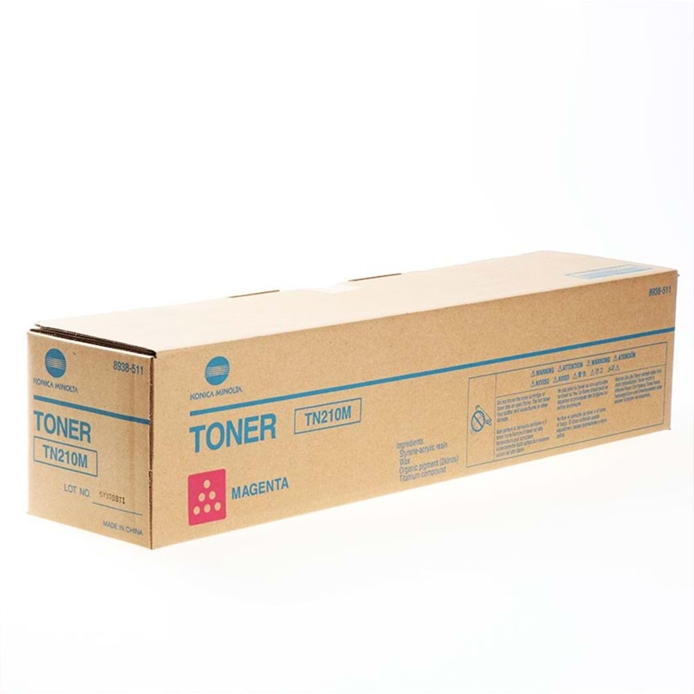 KONICA MINOLTA TN-210M C250/C252 KIRMIZI TONER ORJİNAL 12.000 SAYFA 8938-511