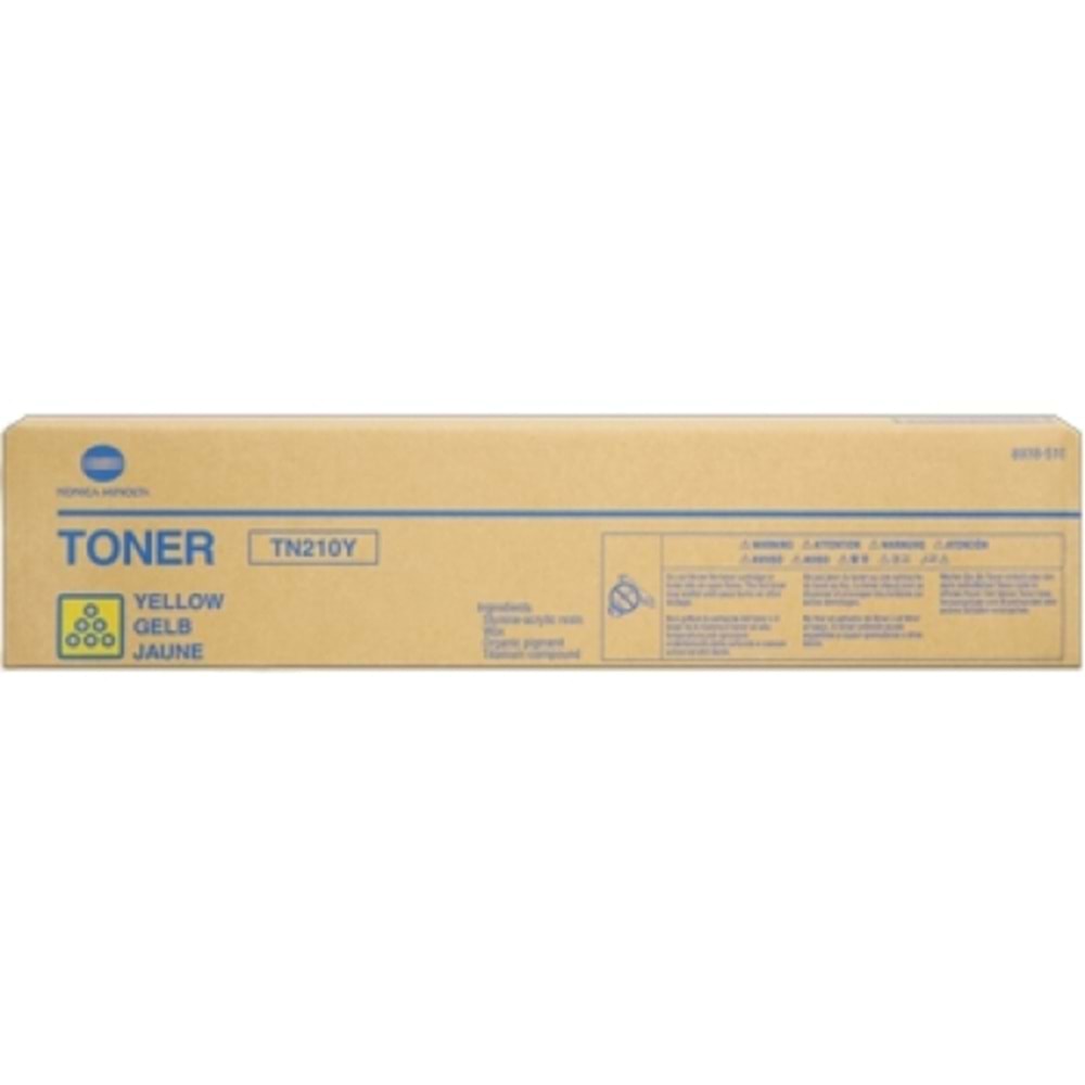 KONICA MINOLTA TN-210Y C250/C252 SARI TONER ORJİNAL 12.000 SAYFA