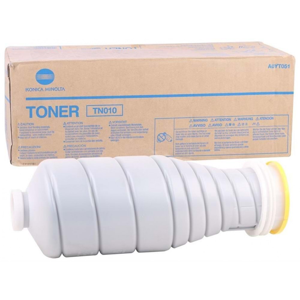KONICA MINOLTA TN-010 PRO 1050 SİYAH TONER ORJİNAL 80.000 SAYFA A0YT051