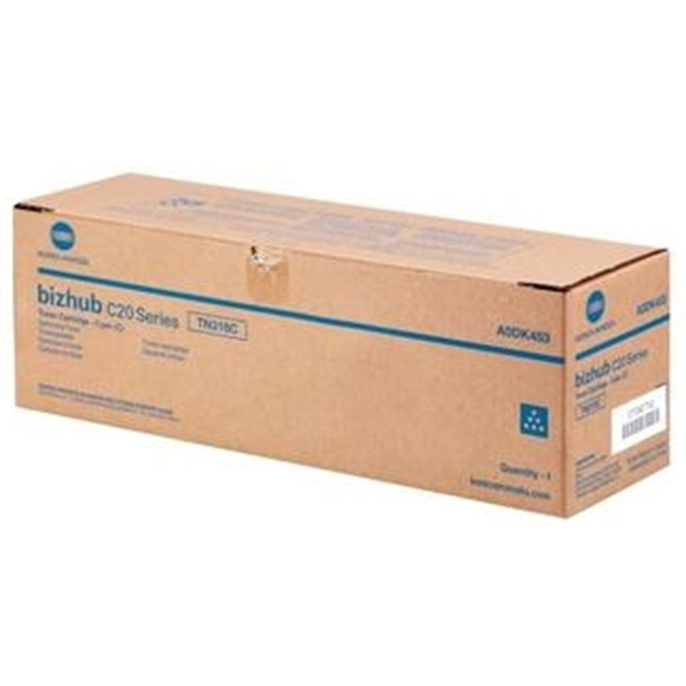 KONICA MINOLTA TN-318C BIZHUP C20/C30/C31P MAVİ TONER ORJİNAL 8.000 SAYFA A0DK453