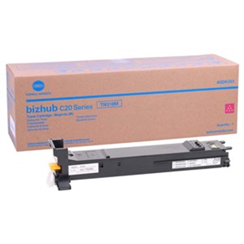 KONICA MINOLTA TN-318M BIZHUP C20/C30/C31P KIRMIZI TONER ORJİNAL 8.000 SAYFA A0DK353