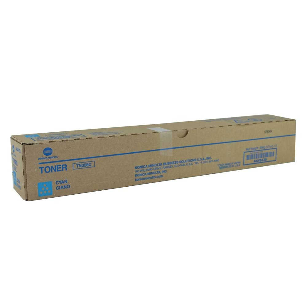 MINOLTA TN-328C BIZHUB C250İ/C300İ/C360İ MAVİ TONER ORJİNAL 28.000 SAYFA AAV8450