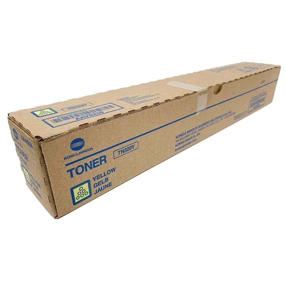 MINOLTA TN-328Y BIZHUB C250İ/C300İ/C360İ SARI TONER ORJİNAL 28.000 SAYFA AAV8250