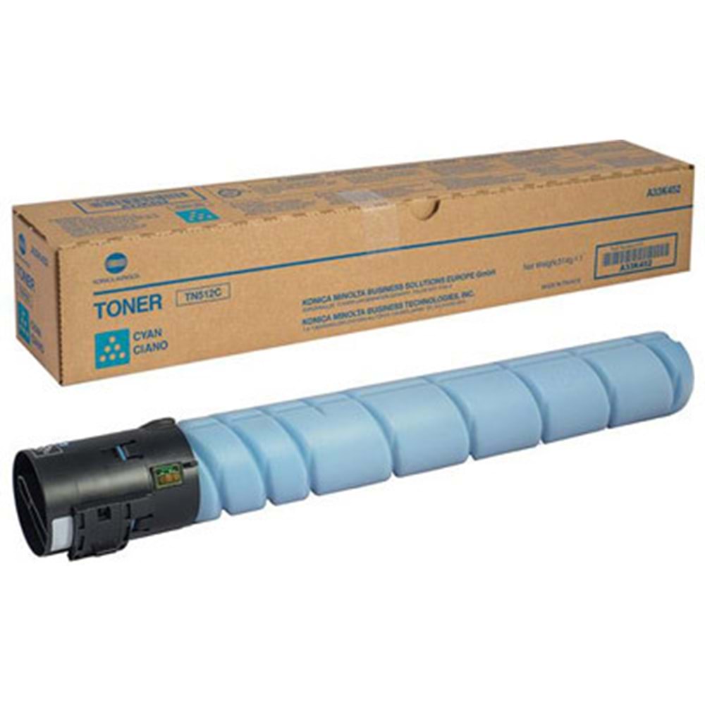 KONICA MINOLTA TN-512C BIZHUB C454/554 MAVİ TONER ORJİNAL 26.000 SAYFA A33K452