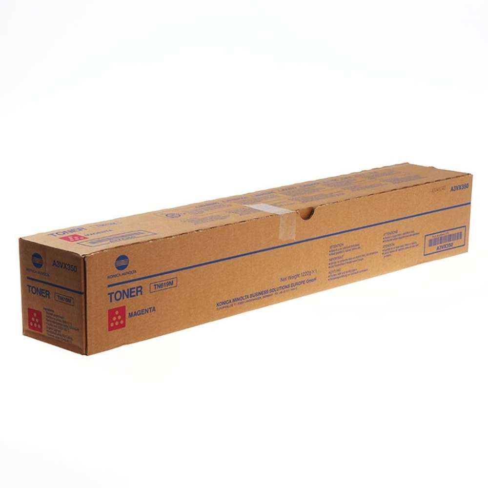 KONICA MINOLTA TN-619M C1060/1070/2060/2070 KIRMIZI TONER ORJİNAL 78.000 SAYFA A3VX350