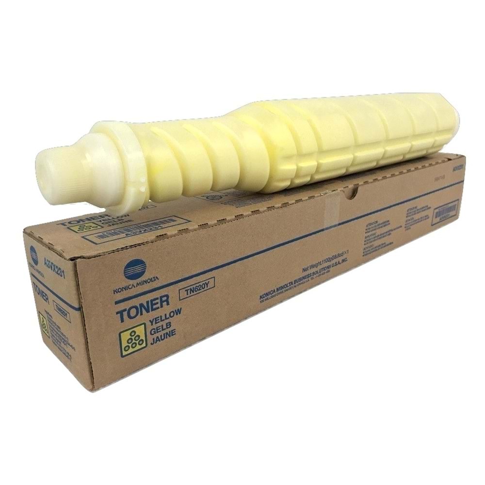 KONICA MINOLTA TN-620Y PRO C1060L SARI TONER ORJİNAL 71.000 SAYFA A3VX231