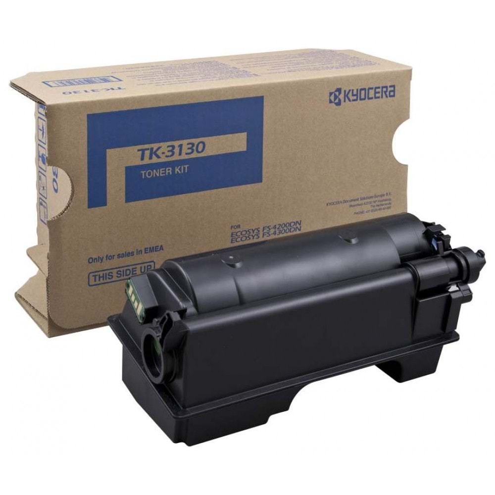 KYOCERA TK-3130 FS-4200/4300/M3550/M3560 SİYAH TONER ORJİNAL 25.000 SAYFA 1T02LV0NL0